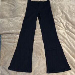 “Glam” stretchy high waist super flare pants